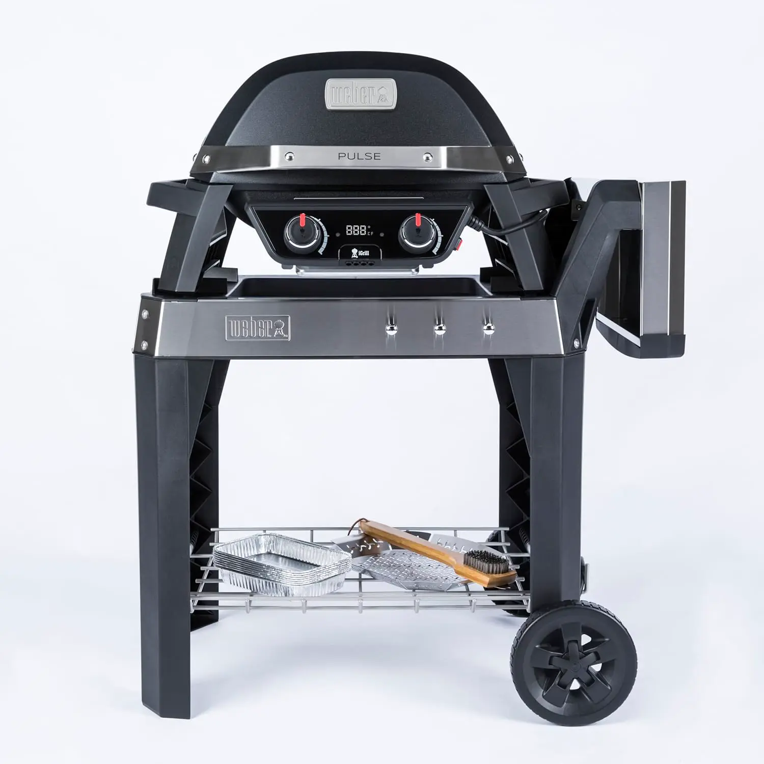 Barbecue weber en acier noir 112 x 65 vue 2