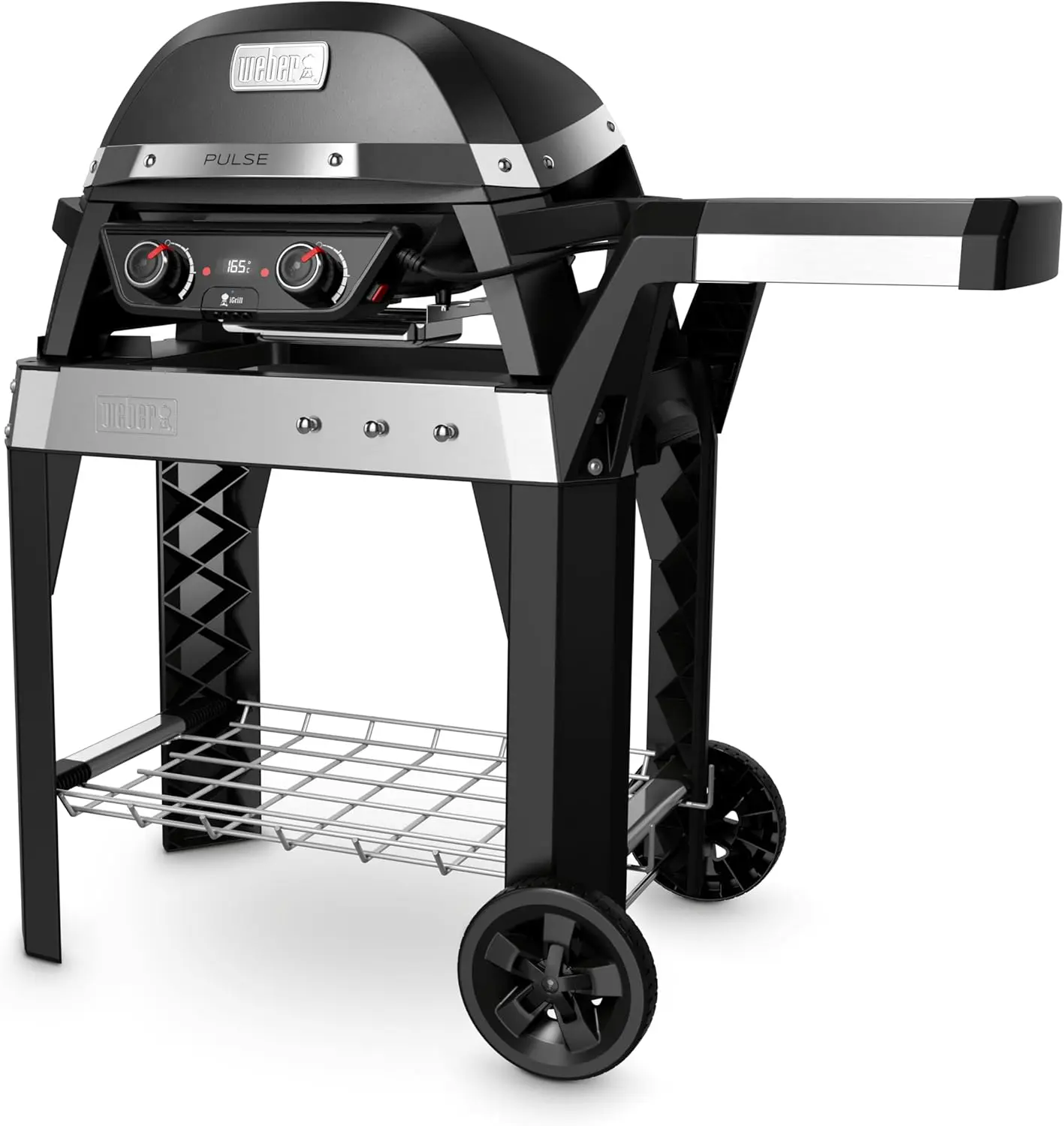 Barbecue weber en acier noir 112 x 65 vue 3