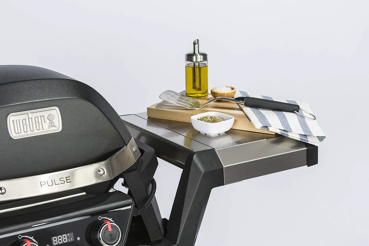 Barbecue weber en acier noir 112 x 65 vue 5