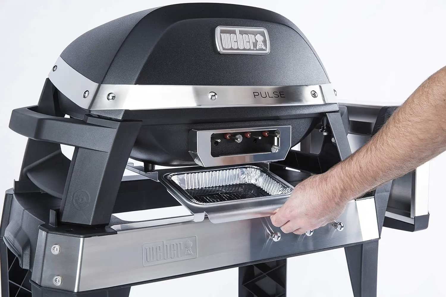 Barbecue weber en acier noir 112 x 65 vue 7