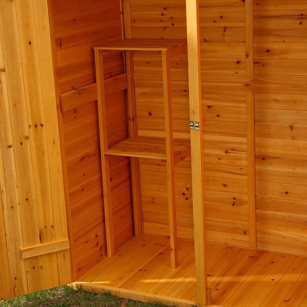 Abri de jardin en bois en bois 140 x 75 cm vue 3