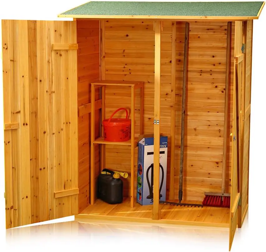 Abri de jardin en bois en bois 140 x 75 cm vue 4
