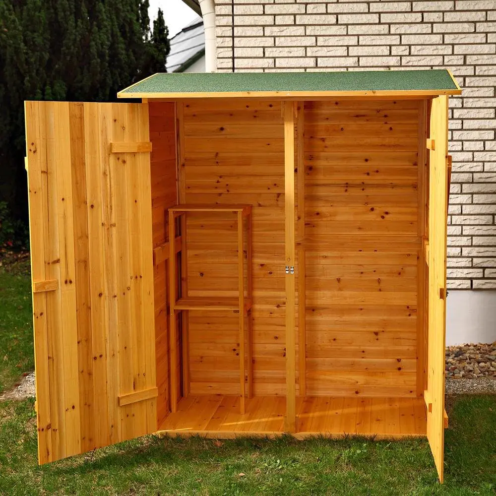 Abri de jardin en bois en bois 140 x 75 cm vue 6