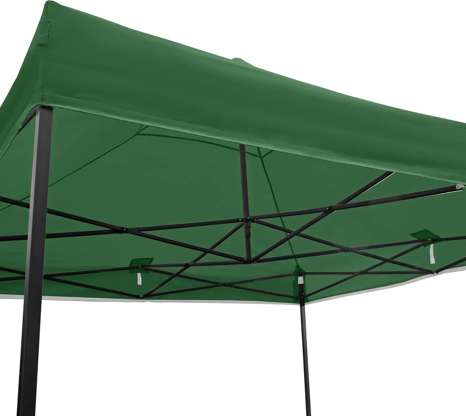 Tonnelle en métal vert vue 5