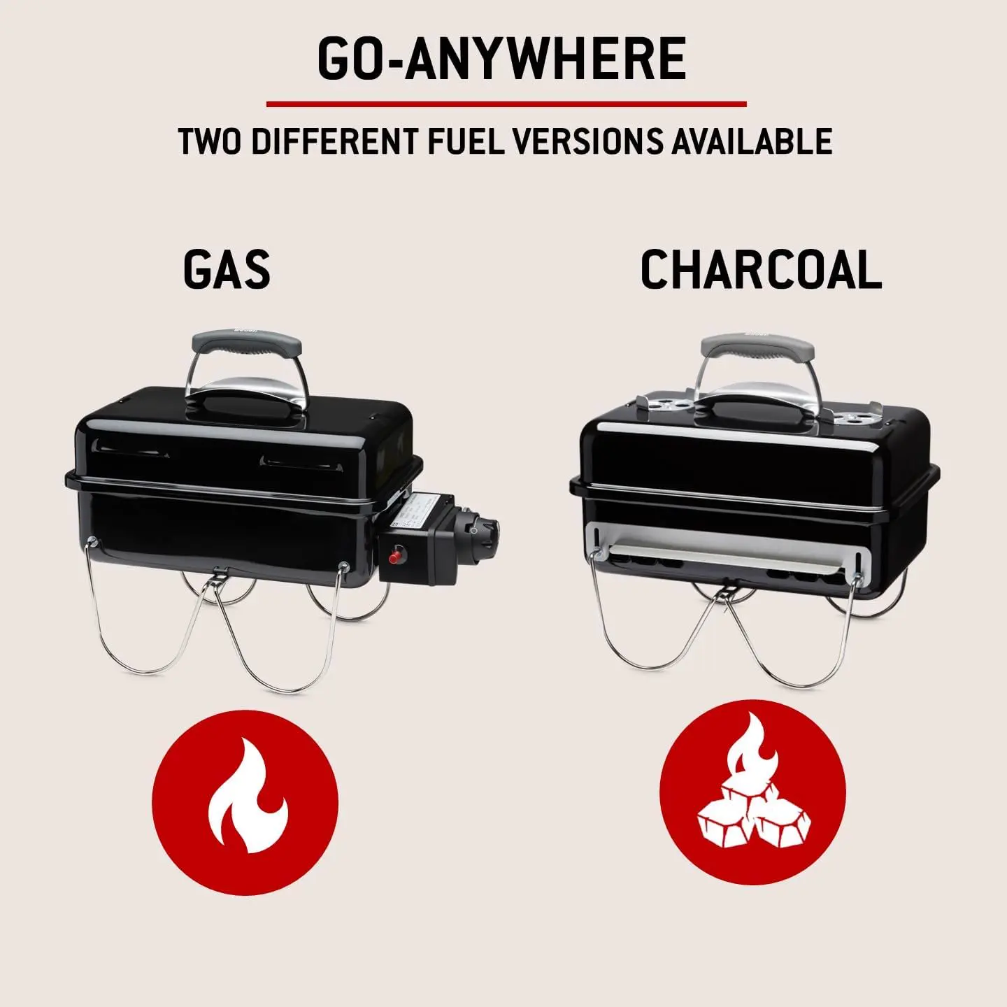 Barbecue weber 4 places en acier noir 42 x 26 cm vue 3