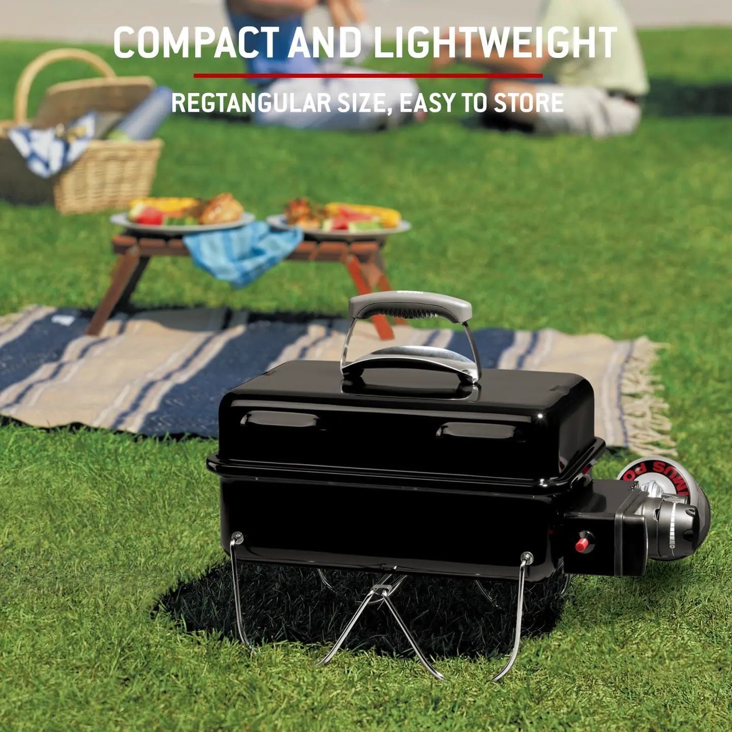 Barbecue weber 4 places en acier noir 42 x 26 cm vue 6