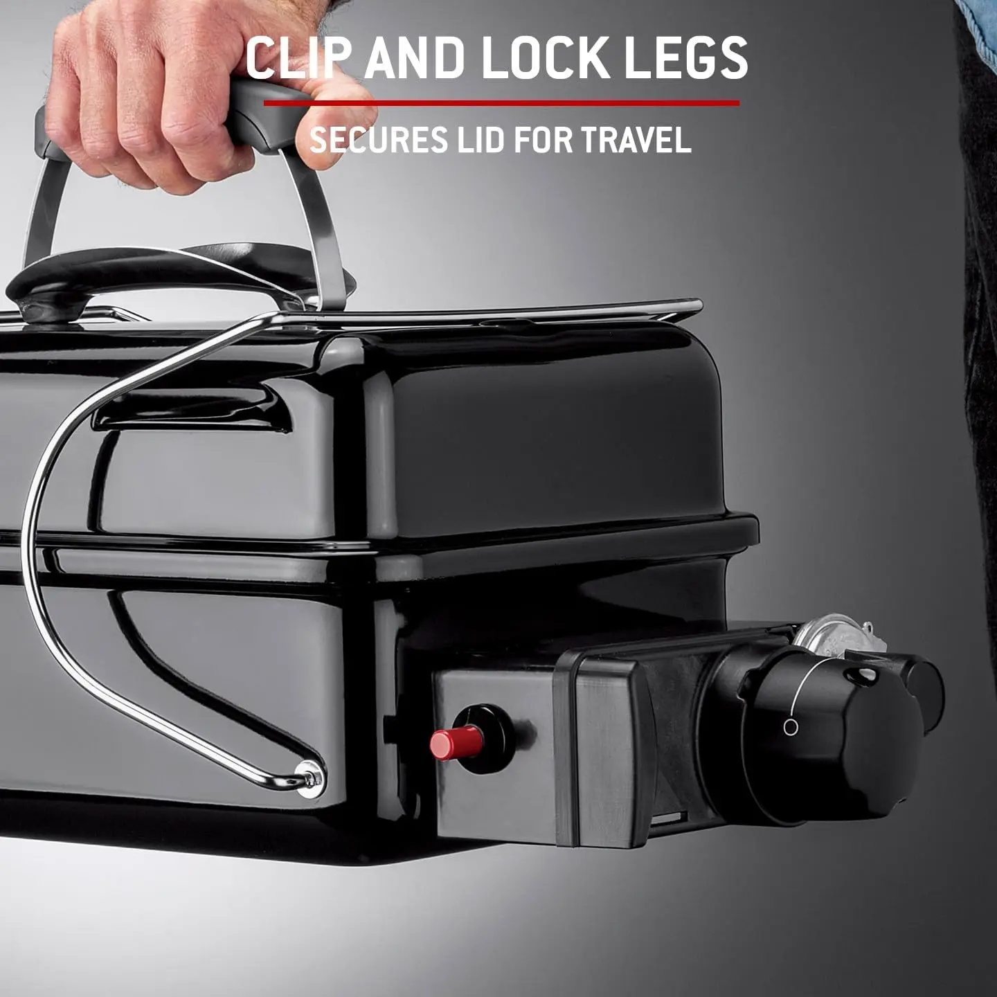 Barbecue weber 4 places en acier noir 42 x 26 cm vue 7