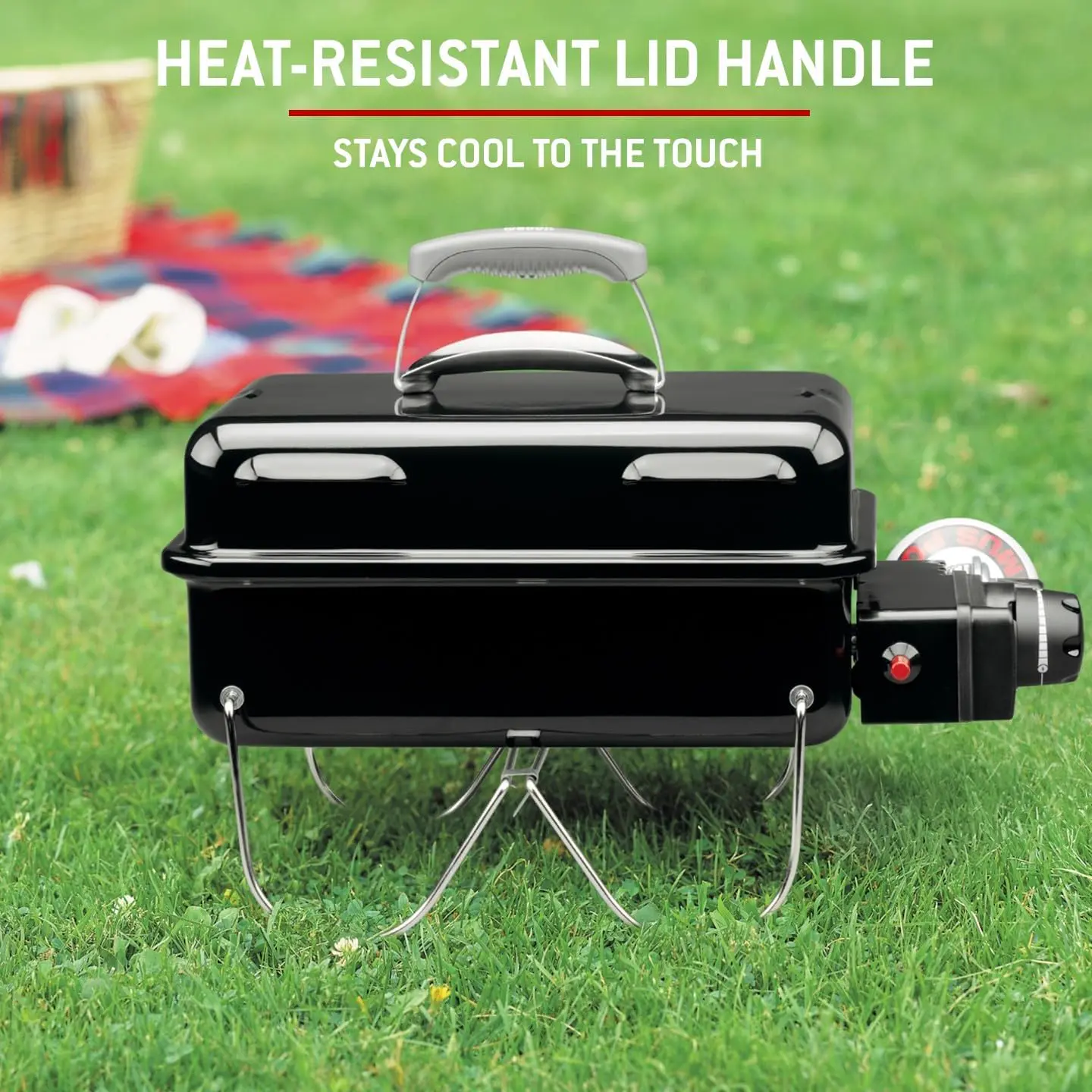 Barbecue weber 4 places en acier noir 42 x 26 cm vue 10