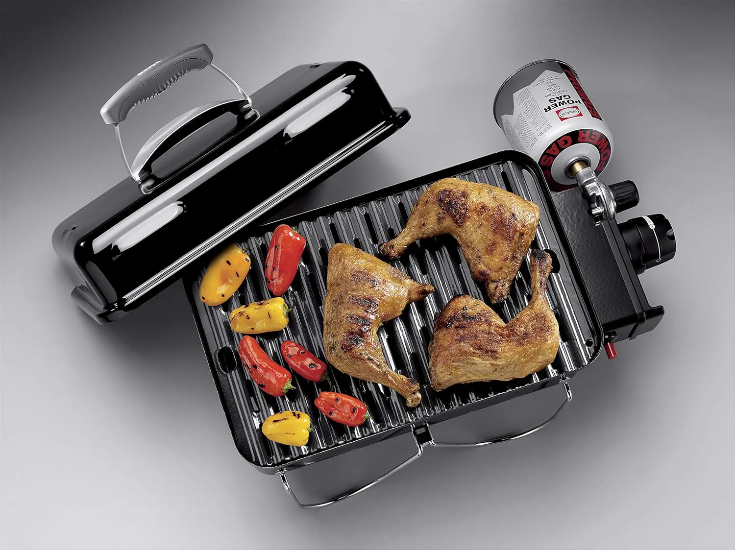 Barbecue weber 4 places en acier noir 42 x 26 cm vue 22