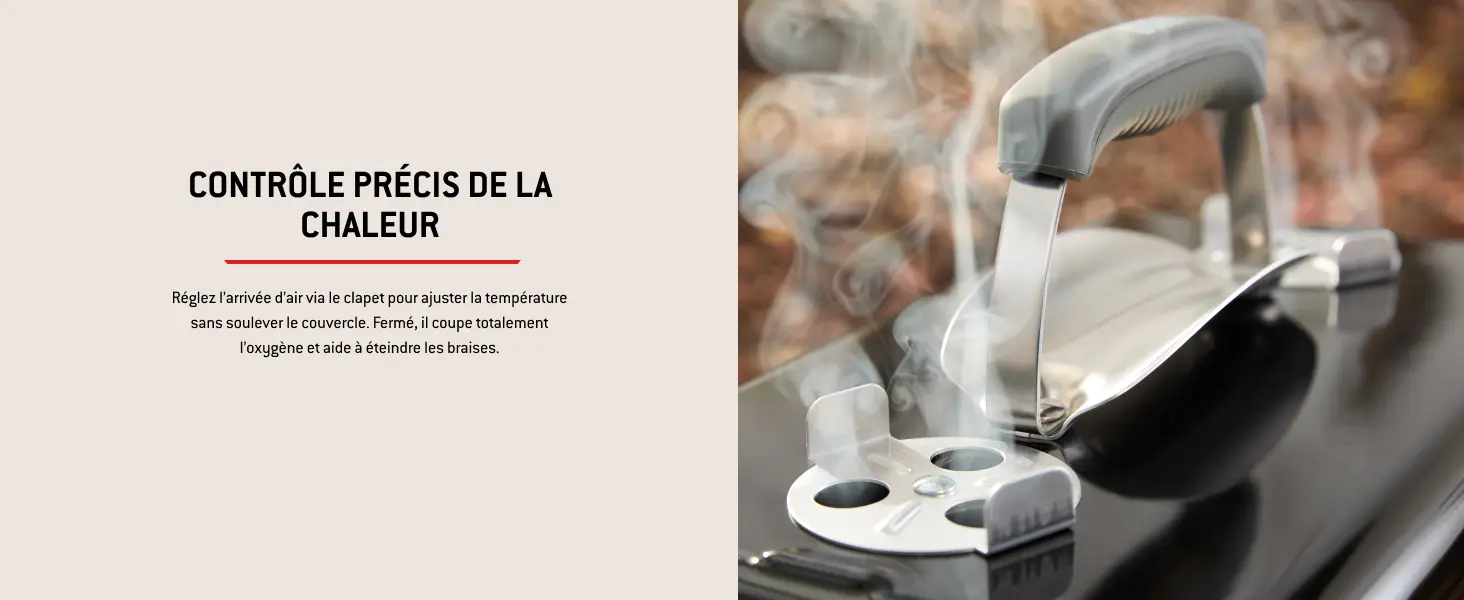 Barbecue weber 4 places en acier noir 42 x 26 cm — contenu détaillé 5