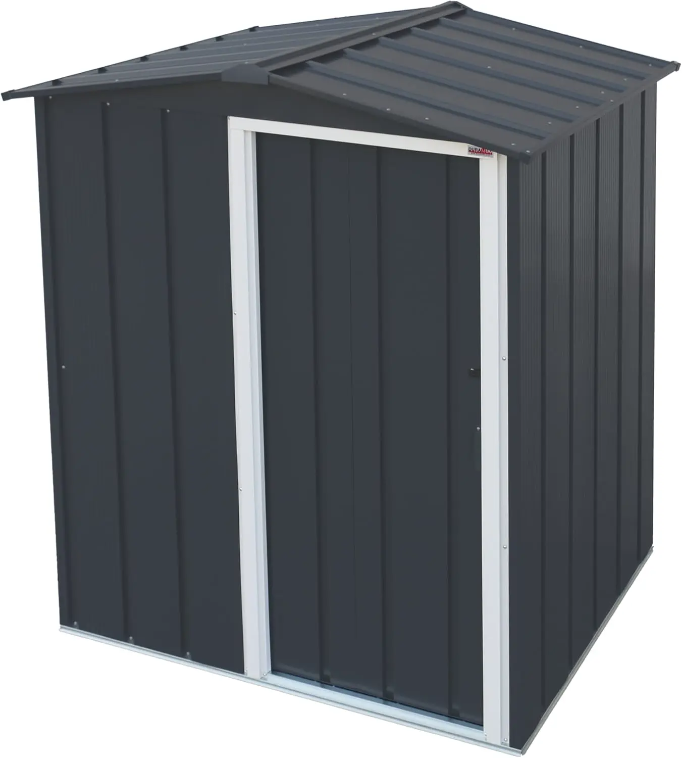 Abri de jardin en métal en acier anthracite 1,56 m² vue 1