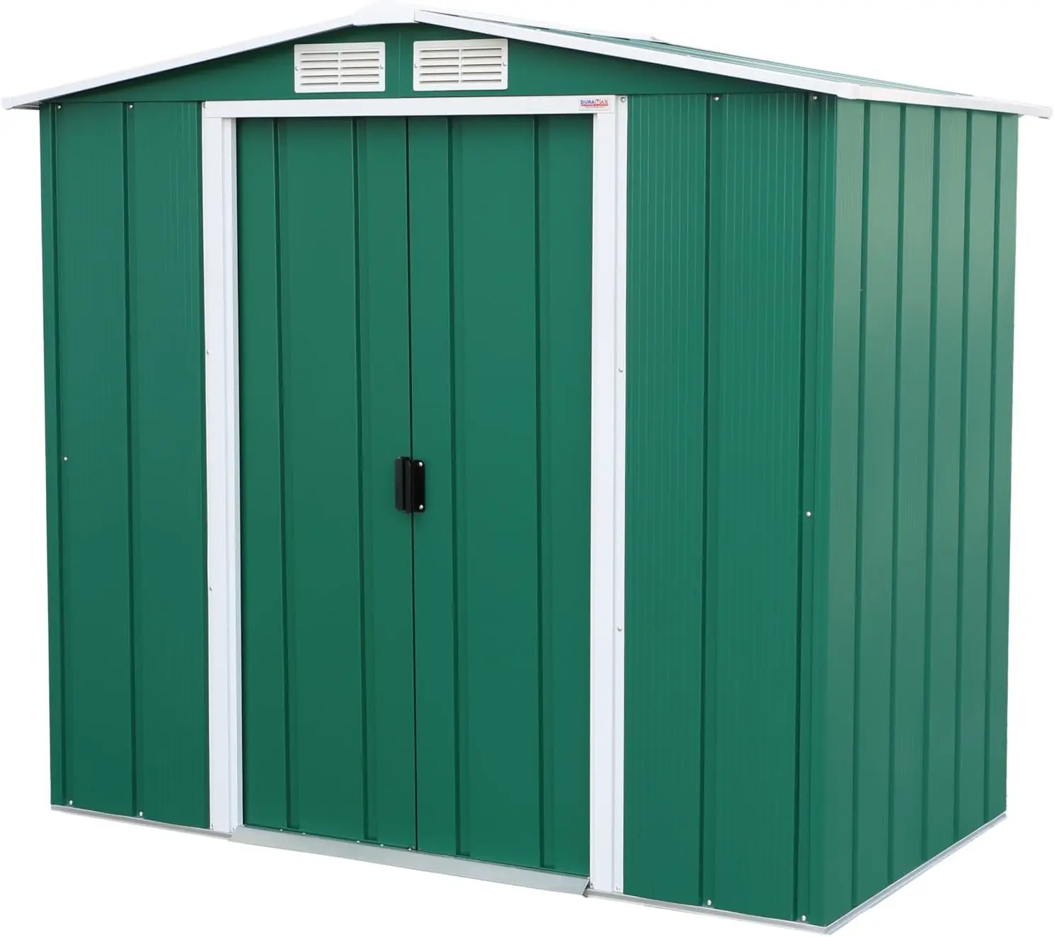 Abri de jardin en métal en acier vert 2,17 m² vue 1