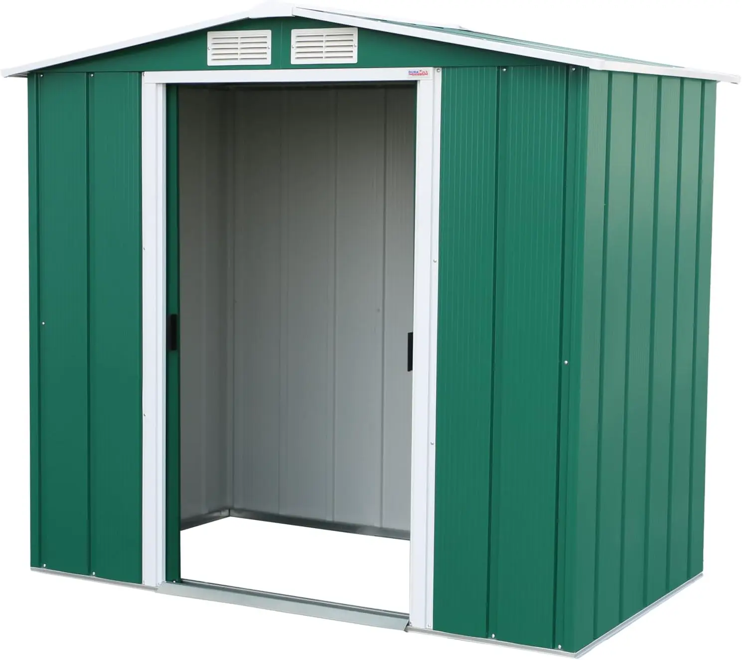 Abri de jardin en métal en acier vert 2,17 m² vue 6