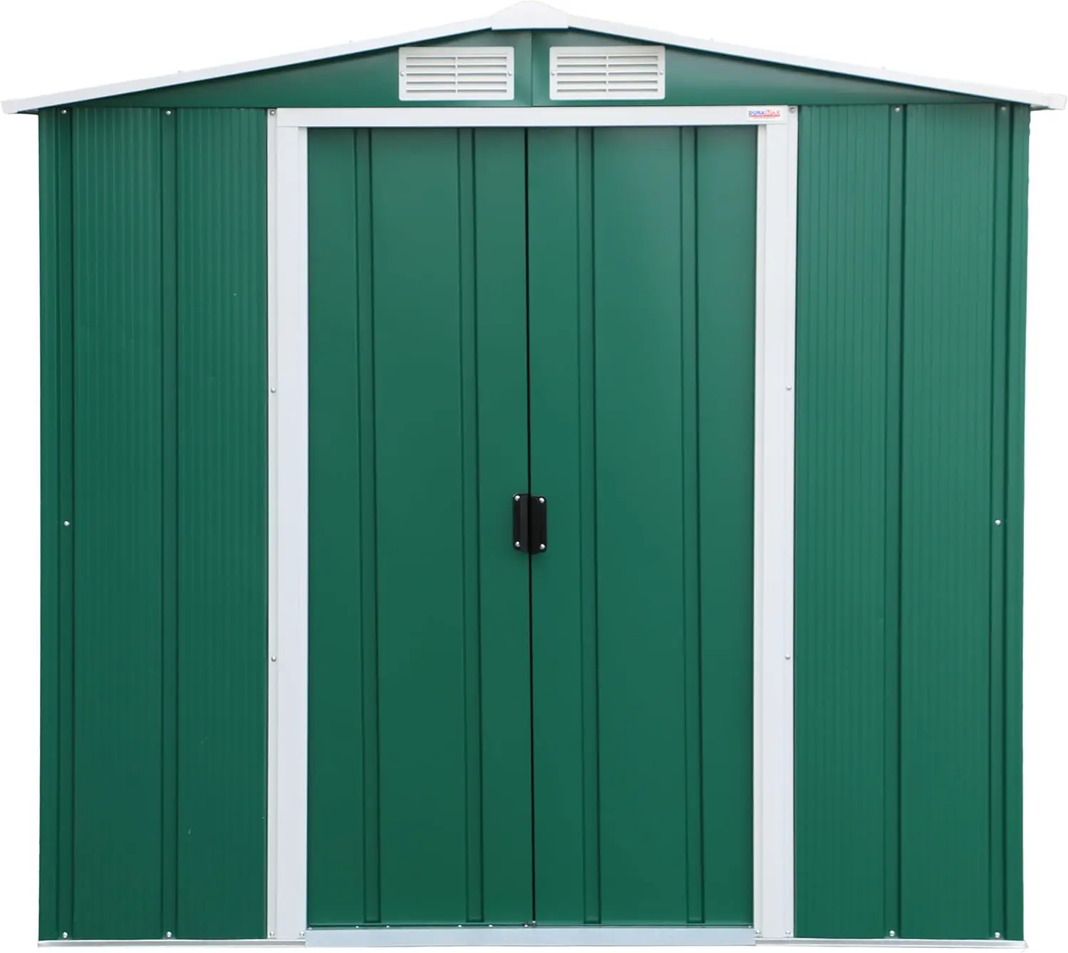 Abri de jardin en métal en acier vert 2,17 m² vue 9