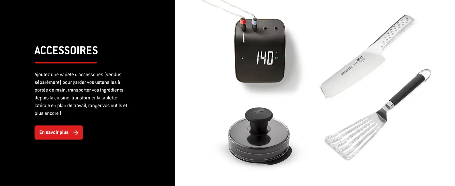 Barbecue weber en aluminium 70 x 40 — contenu détaillé 13