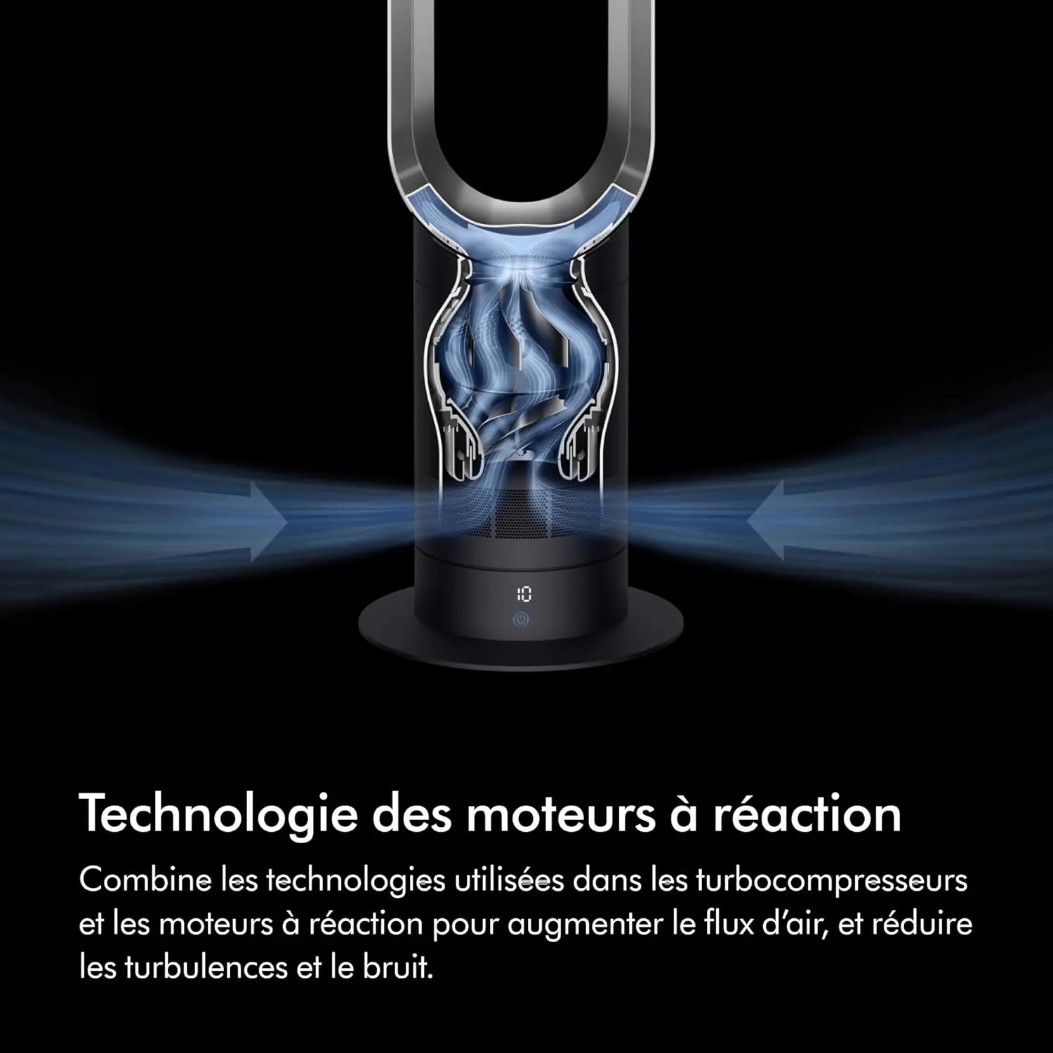 Ventilateur blanc vue 3