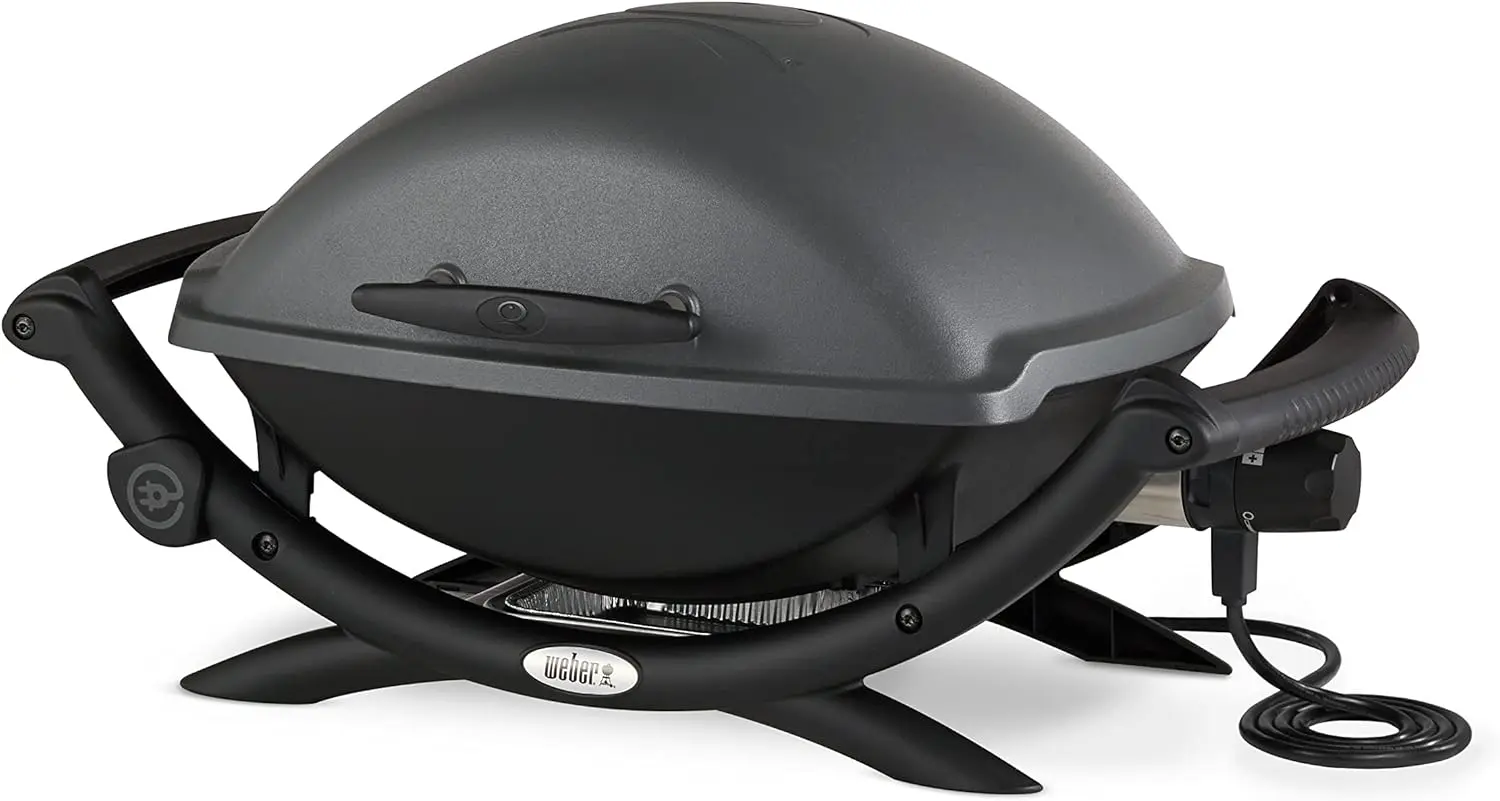 Barbecue weber en acier gris 76,2 x 130,6 vue 1
