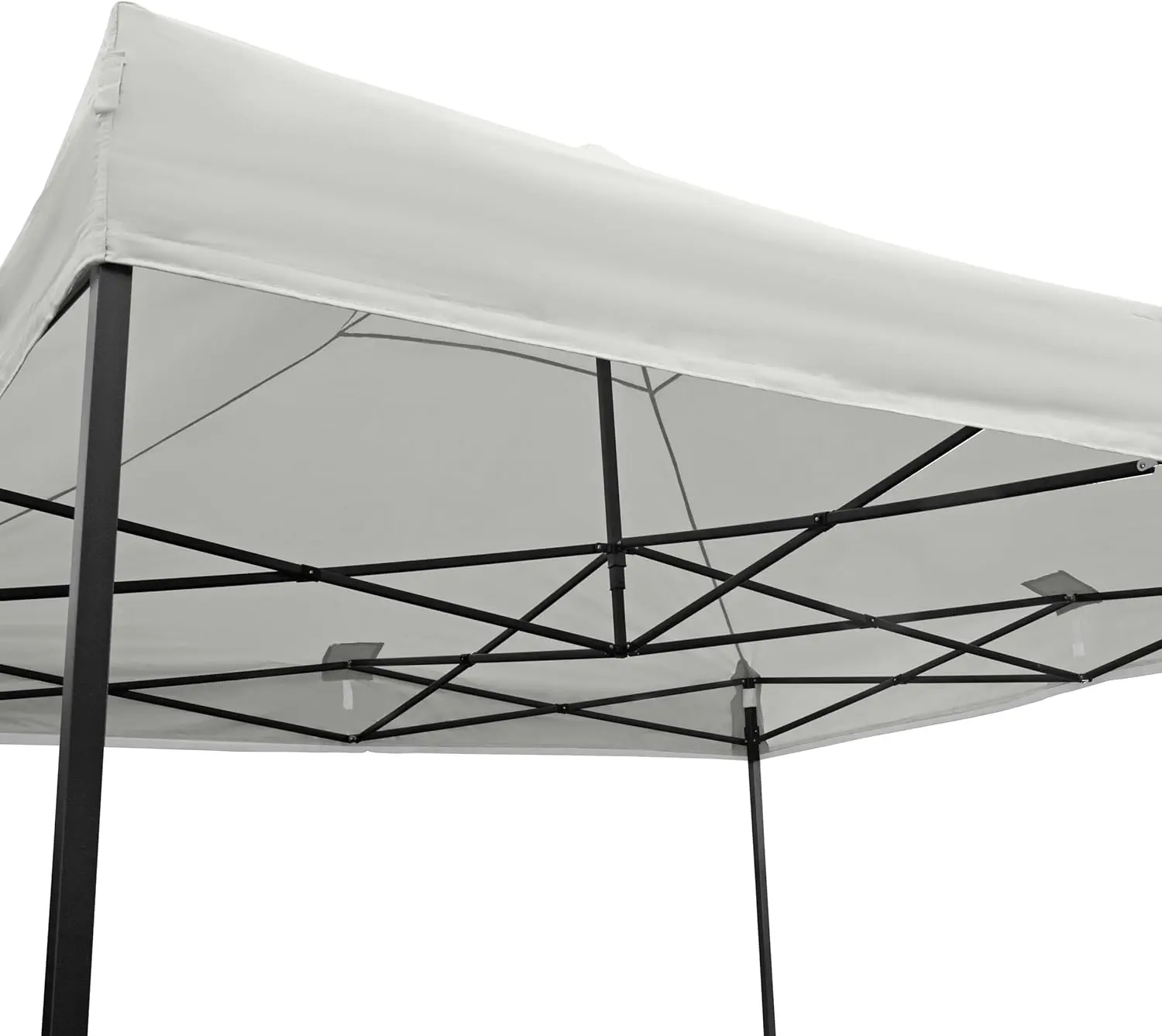 Tonnelle en métal blanc 3x3m vue 6