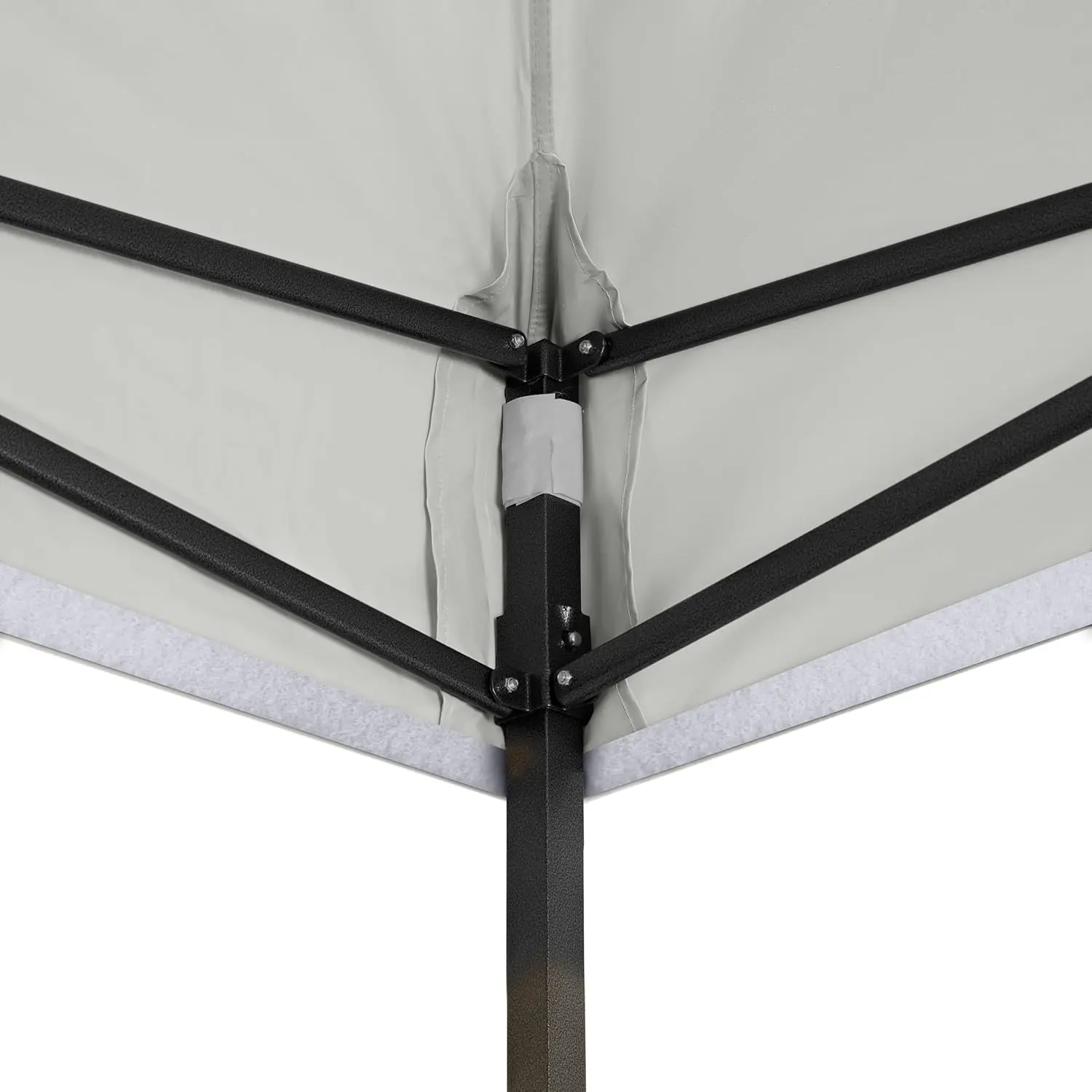 Tonnelle en métal blanc 3x3m vue 7