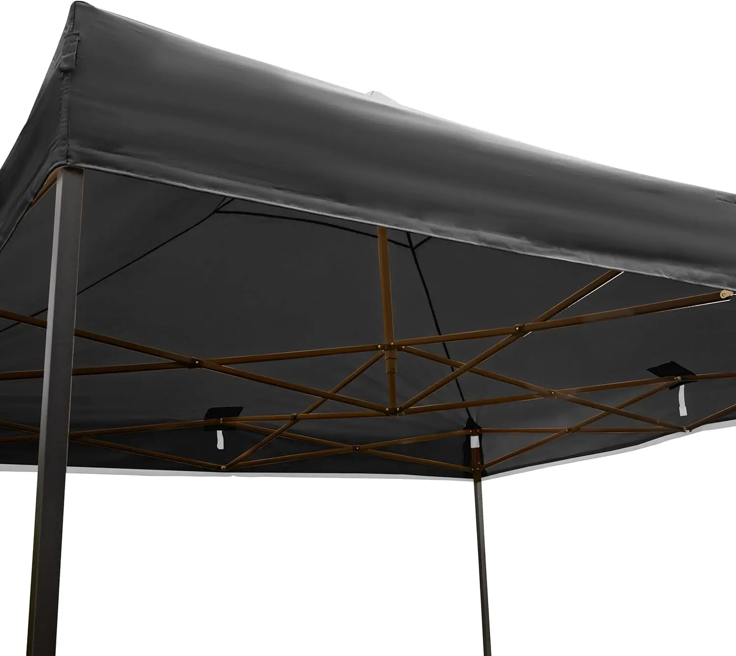 Tonnelle en métal noir 3x3m vue 6