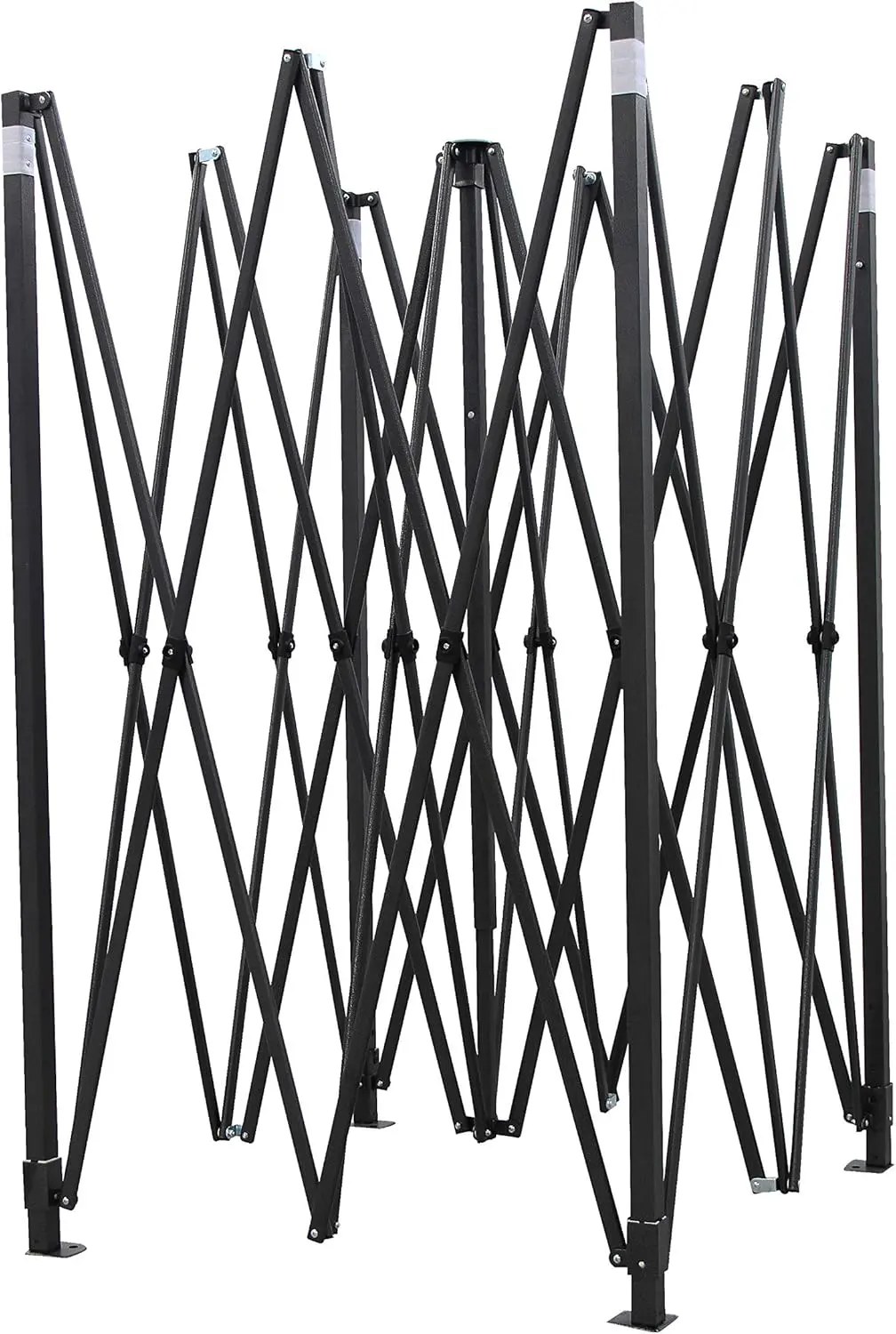 Tonnelle en métal noir 3x3m vue 8
