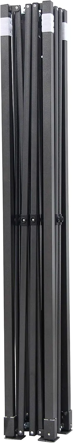 Tonnelle en métal noir 3x3m vue 9