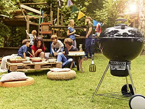 Barbecue weber en aluminium gris 51,5 x 55 vue 2