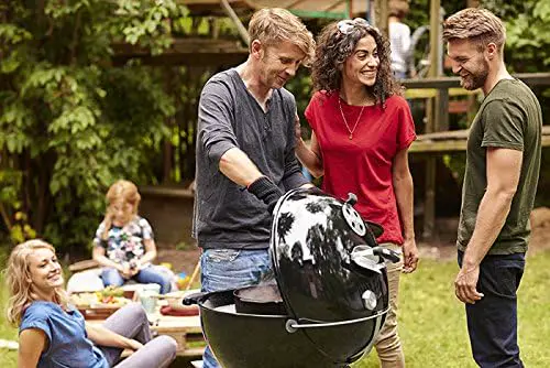 Barbecue weber en aluminium gris 51,5 x 55 vue 4