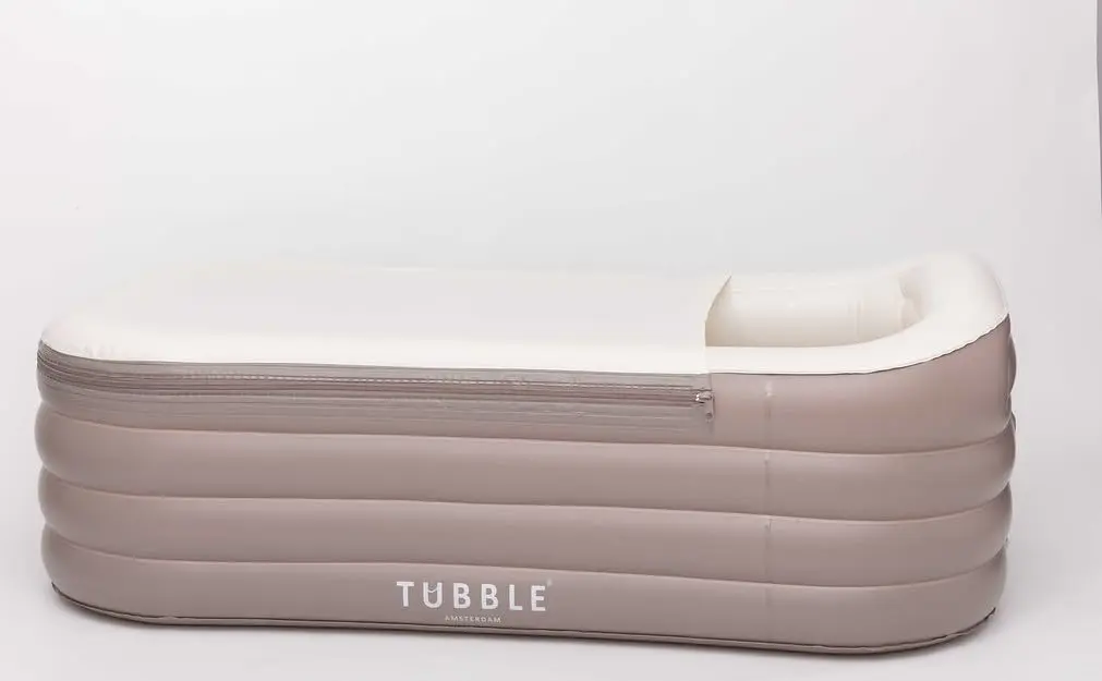 Spa gonflable 2 personnes taupe 80 x 52 cm vue 2