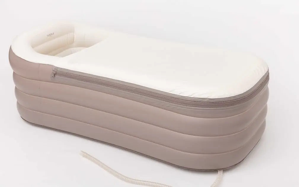 Spa gonflable 2 personnes taupe 80 x 52 cm vue 3
