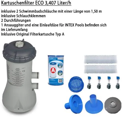 Piscine hors sol Intex kit Piscine Easy Set autoportante 4,57… vue 4