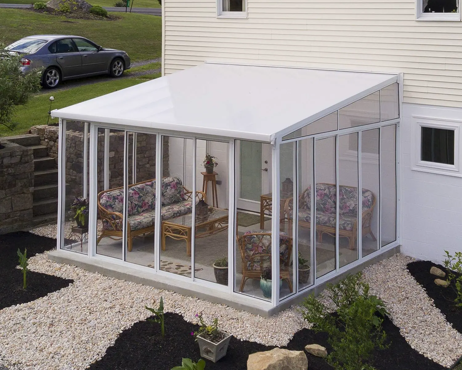Pergola en aluminium 16,7m² vue 3