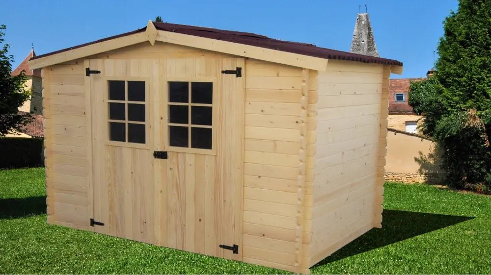 Abri de jardin en bois en bois 5,83 m² vue 3
