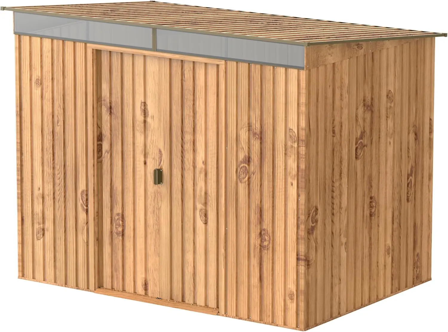 Abri de jardin en bois en métal 8 x 6 vue 1