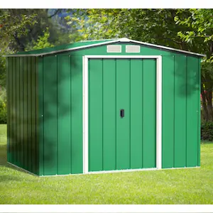 Abri de jardin en métal en acier anthracite 9,16 m² — contenu détaillé 5