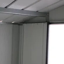 Abri de jardin en métal en acier anthracite 9,16 m² — contenu détaillé 6