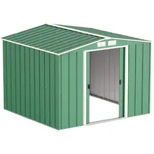 Abri de jardin en métal en acier anthracite 9,16 m² — contenu détaillé 14