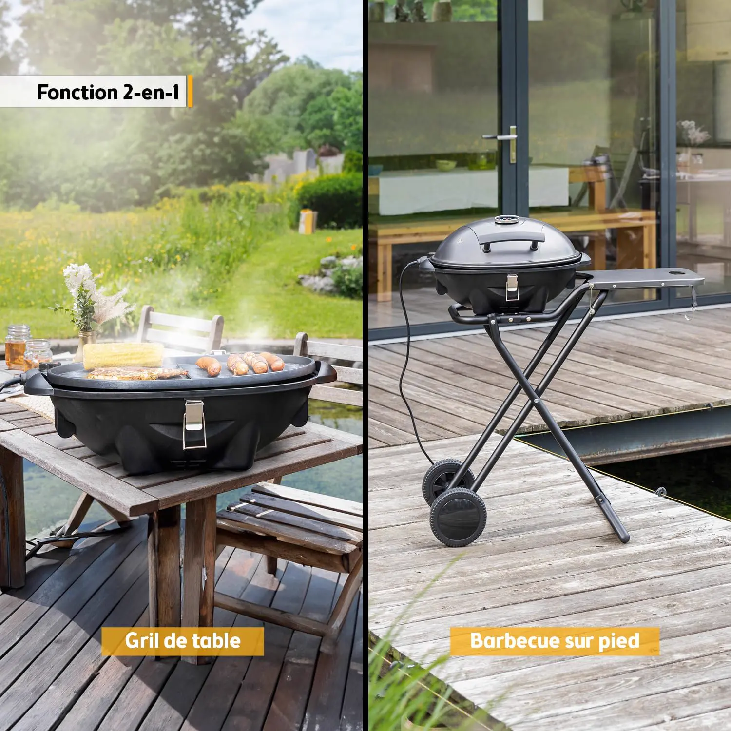 Barbecue électrique 44 x 33,5 cm vue 4