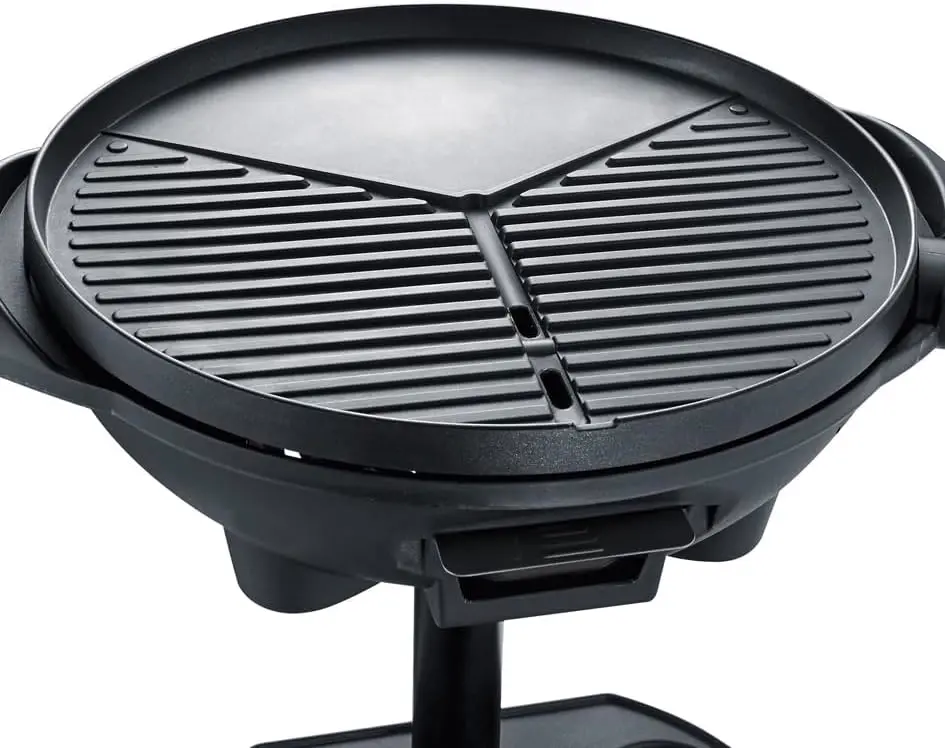 Barbecue électrique en aluminium noir vue 5