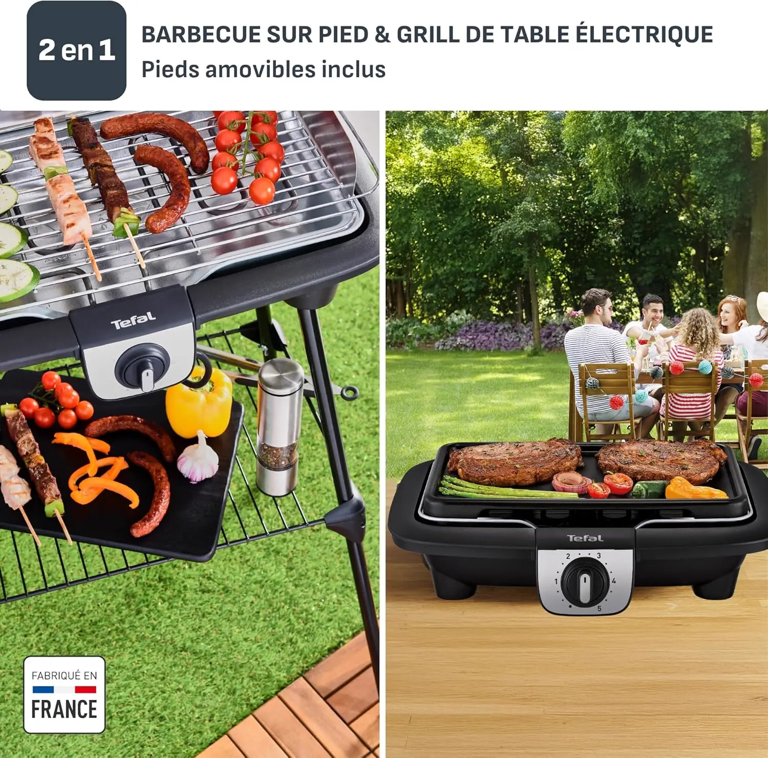 Barbecue électrique en acier 48 x 26 cm vue 8