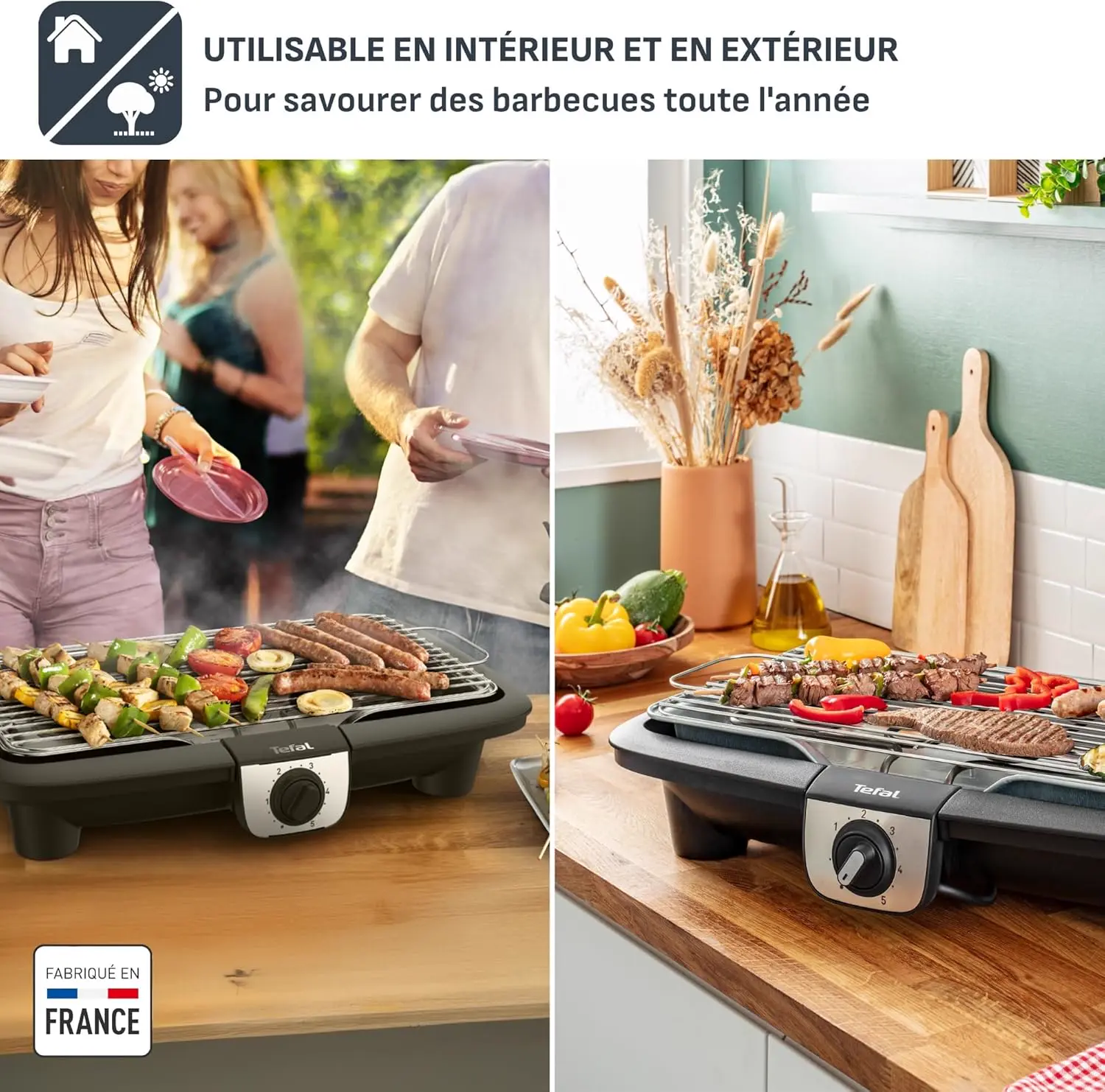 Barbecue électrique en acier 48 x 26 cm vue 9