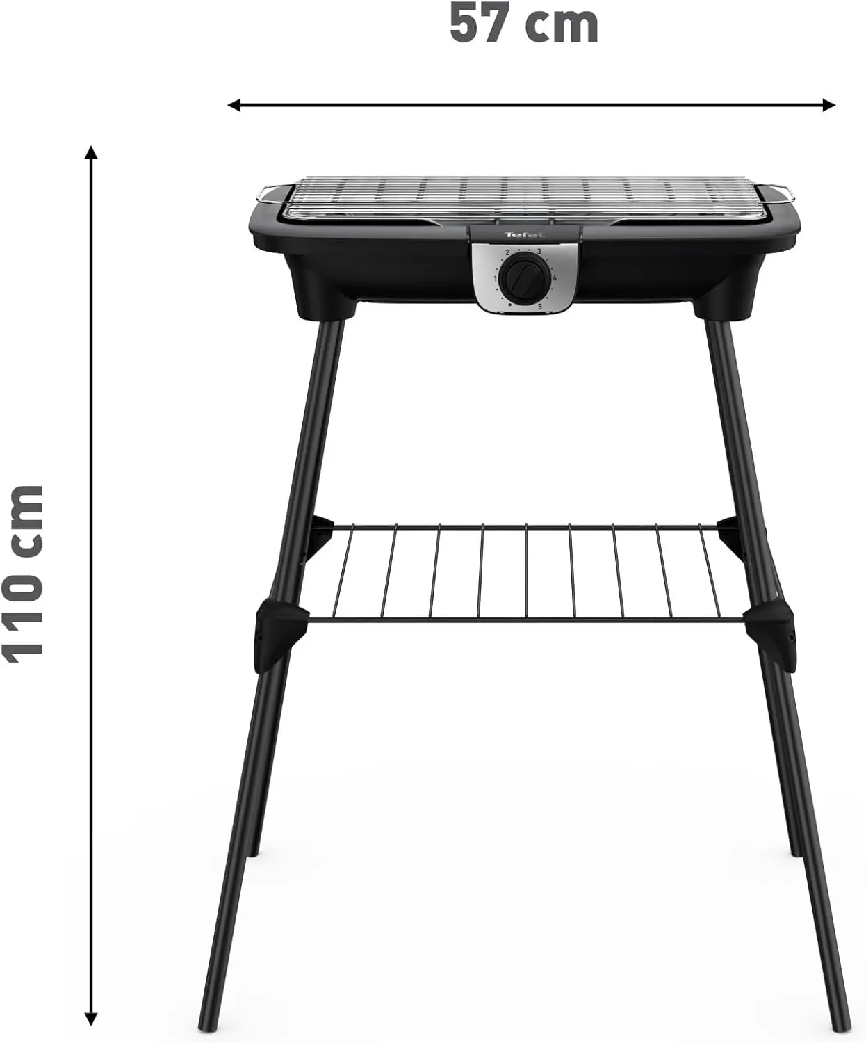 Barbecue électrique en acier 48 x 26 cm vue 10