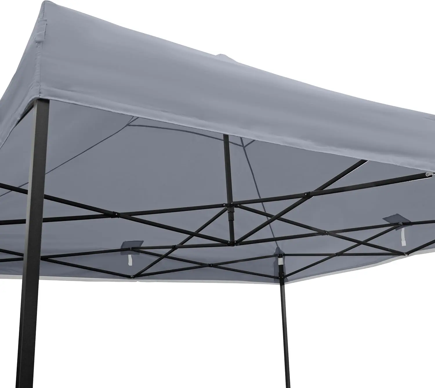 Tonnelle en métal gris 3 x 3 m vue 5