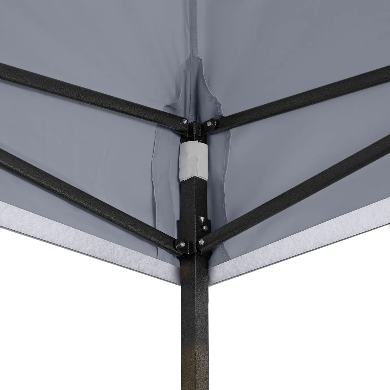 Tonnelle en métal gris 3 x 3 m vue 6