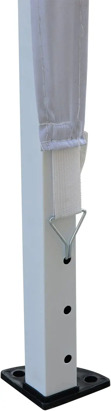 Tonnelle en métal blanc 3x3m vue 8