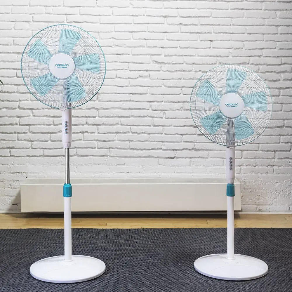 Ventilateur en acier blanc vue 6