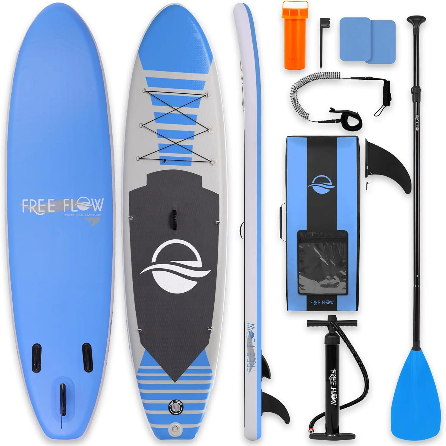SereneLife Stand Up Paddle Gonflable Adulte 6”