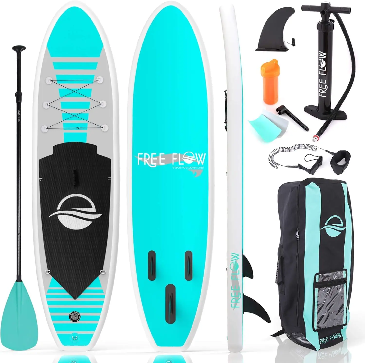 SereneLife Stand Up Paddle Gonflable Adulte 6”