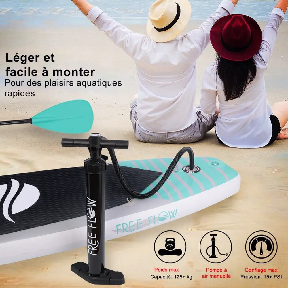 Paddle gonflable en aluminium vue 4