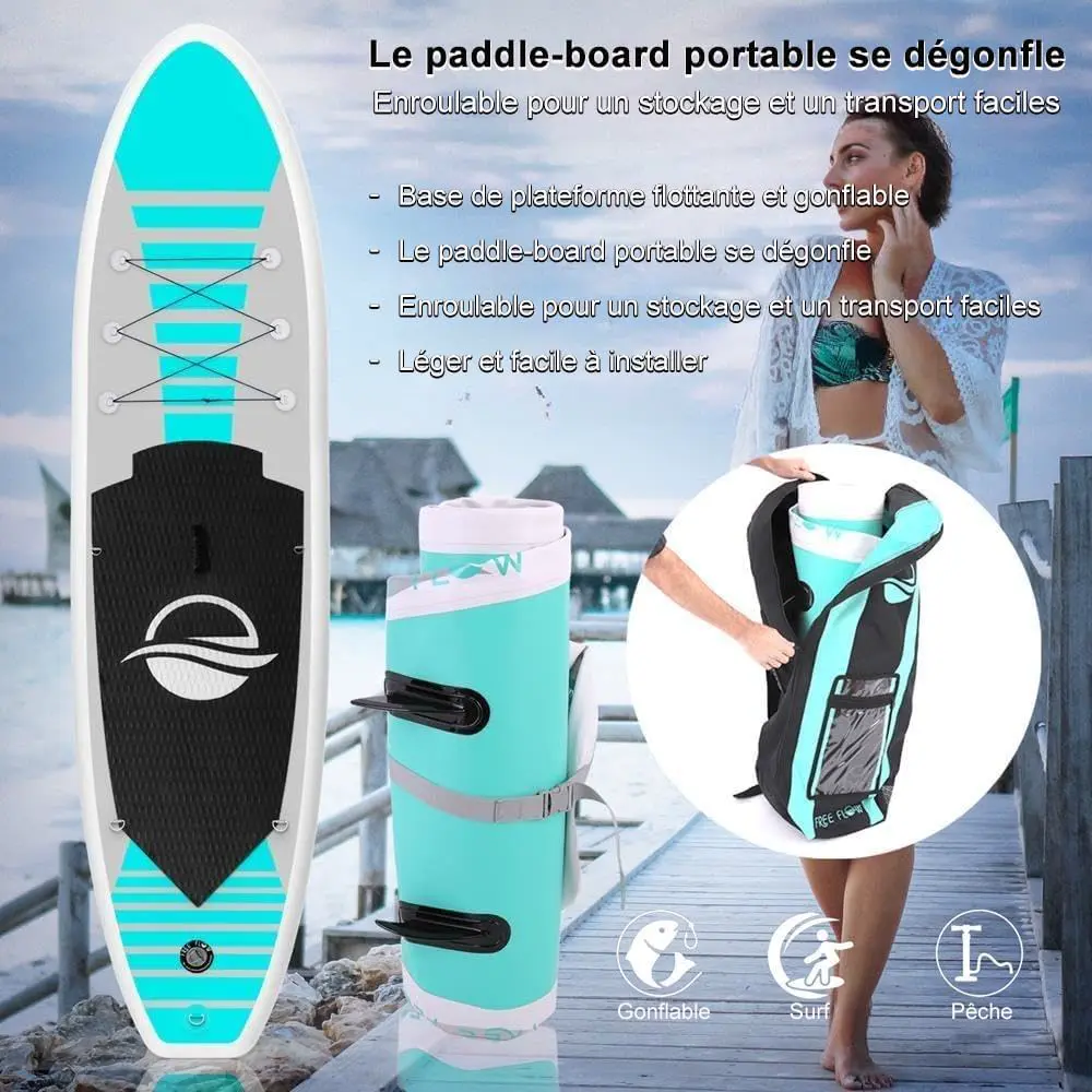Paddle gonflable en aluminium vue 5